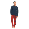 Moraj Severin férfi pizsama, sötétkék XL