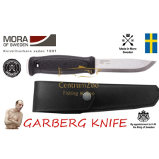  Morakniv® Mora Garberg Black - Kés Bőr Tokkal 22,9Cm (M-12635) horgászkés