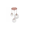  MORETTI MO3494 BULB ROSEGOLD Színű Függeszték 3xE27 60W IP20
