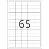 MOS Etikett címke univerzális 38X21,2 mm 65 db/ív, 6500 db/csomag (raktáron)
