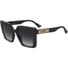 Moschino Női napszemüveg Moschino MOS172/S 807/9O, műanyag, fekete, 54 mm