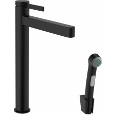 Mosdó csaptelep Hansgrohe Finoris bidé zuhannyal fekete 76220670 csaptelep
