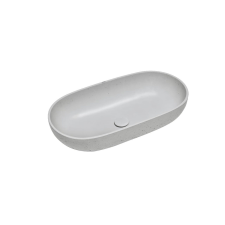  Mosdó lapra SAT Cemento 65x35 cm szürke színben túlfolyás nélkül CEM6535TS fürdőszoba bútor