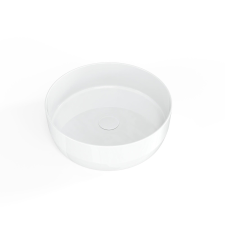  Mosdó lapra SAT Infinitio 39x39 cm fehér színben fényes felülettel túlfolyás nélkül SATINF3939 fürdőszoba bútor