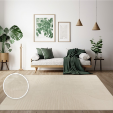  Mosható modern puha krém színű szőnyeg 120x170 cm lakástextília