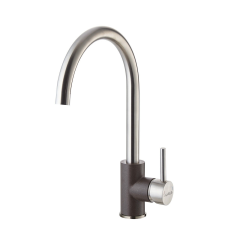  Mosogató csaptelep Alveus Elza forgó karral csokoládé 1129026 csaptelep