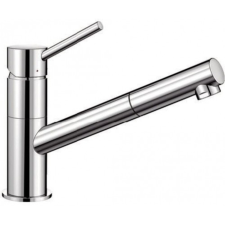 Mosogató csaptelep Blanco Kano-S Chrom Hd kihúzható zuhannyal króm 521503 csaptelep