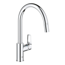 Mosogató csaptelep Grohe Start Loop kihúzható zuhanyzóval króm 30556000 csaptelep