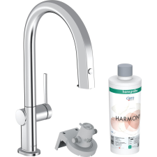  Mosogató csaptelep Hansgrohe Aqittura leeresztőszelep nélkül króm 76800000 csaptelep