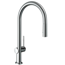 Mosogató csaptelep Hansgrohe Talis kihúzható zuhannyal, 2 áram króm 72800000 csaptelep