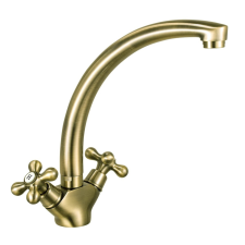 Mosogató csaptelep Novaservis Ferro Antica forgó karral Bronz BAI4BR csaptelep