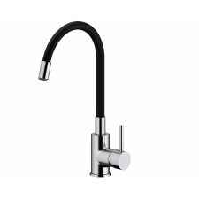 Mosogató csaptelep S-Line Pro szilikon karral fekete / króm SIKOBSLPRO290C csaptelep