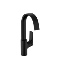 Mosogató - mosdó csaptelep Hansgrohe Vivenis leeresztőszelep nélkül matt fekete 75032670 csaptelep
