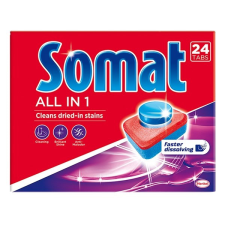  Mosogatógép tabletta SOMAT All-in-1 24 db tisztító- és takarítószer, higiénia