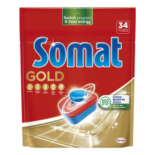  Mosogatógép tabletta SOMAT Gold 34 darab/doboz tisztító- és takarítószer, higiénia