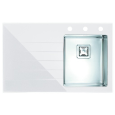  Mosogatótálca Alveus Crystalix 10 fehér 86x20 cm 1099632 mosogatótálca