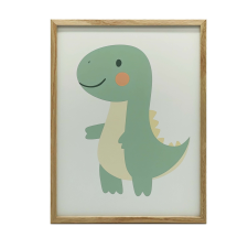 MOSOLYGÓ DINOSZAURUS FALI PLAKÁT KERET NÉLKÜL 30x40 CM MATT grafika, keretezett kép