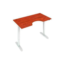  MOTION ERGO állítható magasságú ergo irodai asztal, 140 x 90 cm, memóriával, bÜkk/fehér irodabútor
