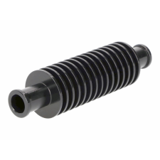 Motomotors Fekete bordázott alumínium hűtőcső (17x12.5x133mm) egyéb motorkerékpár alkatrész