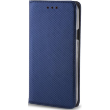 Motorola Edge 50 Fusion, Oldalra nyíló tok, stand, Smart Magnet, sötétkék tablet tok