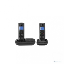 Motorola Fekete T412 DUO Hordozható vezetékes Dect telefon, üzenetrögzítővel vezeték nélküli telefon