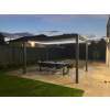  Motoros Bioklimatikus exkluzív kerti pergola / pavilon 3x4m antracit