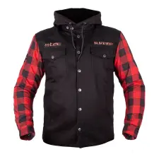 Motoros dzseki W-TEC Black Heart Radikaal M piros-fekete motoros kabát