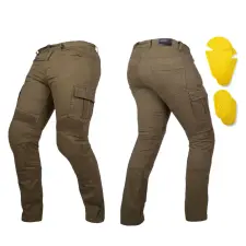  Motoros farmernadrág W-TEC Wallbridge Olive 34 / 36 olivazöld motoros nadrág