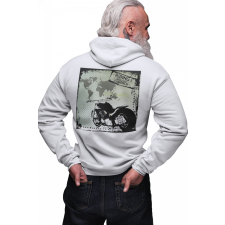  Motorozás a világ körül - Zipzáros Pulóver női pulóver, kardigán