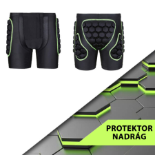 MotoShield Motoros férfi protektornadrág fekete-zöld M - holm7217 motoros nadrág