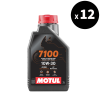 Motul 7100 4T 10W30 motorolaj 1L (12 db) Motul Vegyes Kenő- és adalékanyagok 4 ütemű motorolaj