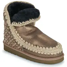 Mou Csizmák ESKIMO 18 SASHIKO BACK PANEL Arany 37 női csizma, bakancs