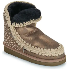 Mou Csizmák ESKIMO 18 SASHIKO BACK PANEL Arany 40 női csizma, bakancs