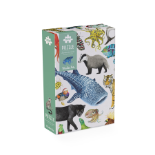 MOULIN ROTY - A világ körül - A világ állatai puzzle - kirakó (200 db-os) puzzle, kirakós
