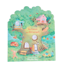 MOULIN ROTY Nagy családi matrica kifestőkönyv, Moulin Roty gyermek- és ifjúsági könyv