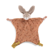 MOULIN ROTY Takaró, érzékszervi babajáték Clay Bunny, Moulin Roty bébiplüss