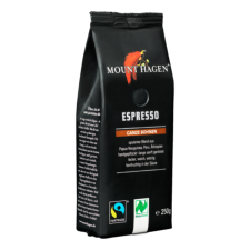 Mount Hagen bio espresso kávé, szemes - Fairtrade 250g kávé