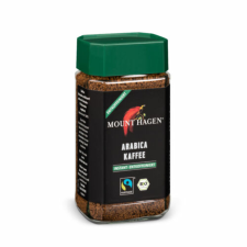 Mount Hagen bio koffeinmentes Arabica instant kávé - Fairtrade 100g kávé