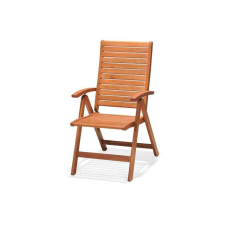 Mountfield Orlando eukaliptusz állítható dönthető háttámlájú szék kerti bútor