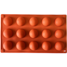 Mousse szilikon forma - Félgömb sima 15db-os (4cm) sütés és főzés