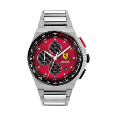 MOVADO Scuderia Ferrari Karóra Aspire, Chrono Szíj Rozsdamentes acél, 44Mm karóra