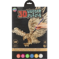  Moxy fa 3D színező puzzle sas barkácsolás, építés