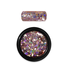 Moyra Holo glitter mix 06. Rose gold - 3g körömdíszítő