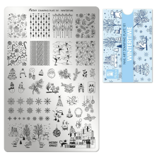 Moyra Körömnyomda lemez NO.101 Wintertime körömdíszítő
