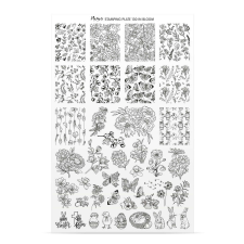Moyra Moyra Körömdíszítő Nyomdalemez Sablon 130 körömdíszítő