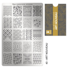 Moyra Nyomdalemez -  40 Art Nouveau körömdíszítő