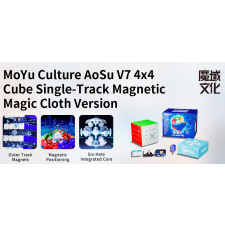  MoYu Aosu V7 mágneses Single Track UV coated kreatív és készségfejlesztő