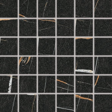  Mozaik Fineza Vision fekete 30x30 cm matt DDM06389.1 csempe