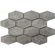 Mozaik Mosavit Hexagonal grey 25x37 cm matt MENO csempe