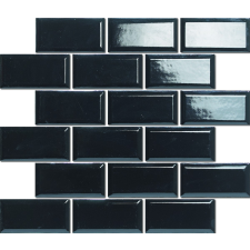 Mozaik Premium Mosaic fekete 30x30 cm fényes MOS4595BK csempe